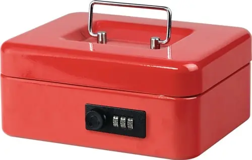 Nur Für Kurze Zeit BURG-WÄCHTER Geldkassette MONEY H90xB200xT160mm Gewicht 1kg Zahlenschloss rot - Money Code 5020 red