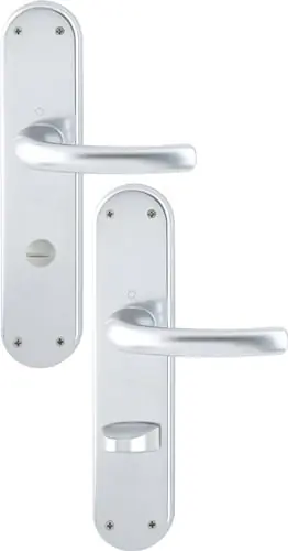 Ausverkauf HOPPE Renovationsgarnitur Tôkyô 1710/3334 Alu.F1 SK/OL 4-KT.8mm Entf.78mm - 11545185