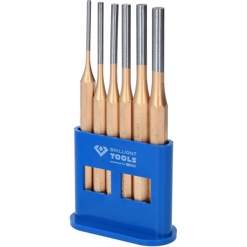BRILLIANT TOOLS Splintentreiber / Durchtreiber-Satz 6tlg. - BT085070 Highlight