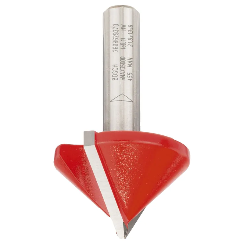 Schnäppchen Bosch V-Nutfräser Expert for Wood 8 mm D 31,8 mm L 19 mm G 51 mm 90° - 2608629370