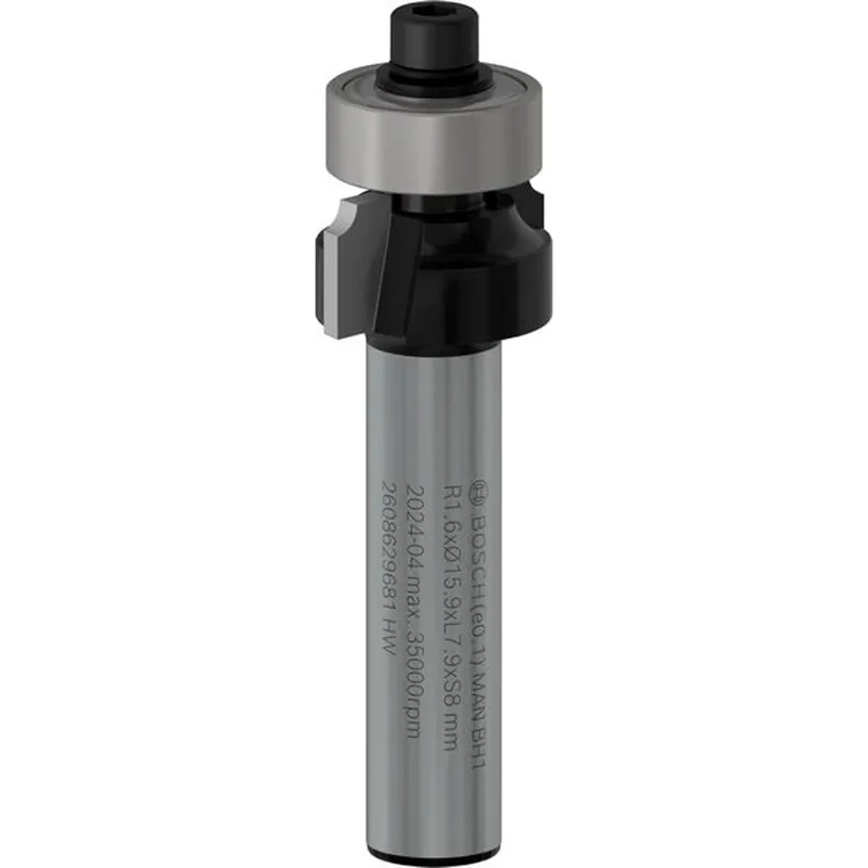 Nur Heute Bosch PRO Abrundfräser R 1,6 Schaft 8 mm - 2608629681