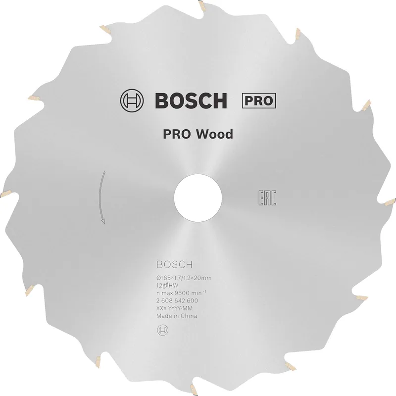 Angebot Bosch PRO Wood Kreissägeblatt 165 x 1,7 x 20 mm - 2608642600