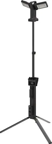 Nur Heute LED-Strahler Tripod Twin Head 72 W 11500 lm Li-Ion 4000 mAh 14,8V IPX4 ANSMANN