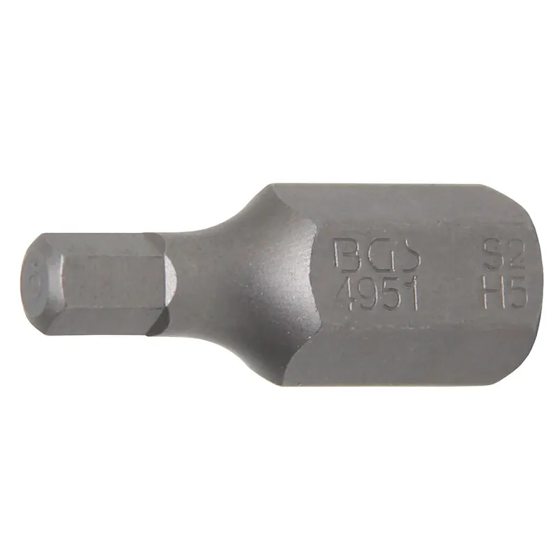 Neue Ware BGS Bit Antrieb Außensechskant 10 mm (3/8") Innensechskant 5 mm - 4951