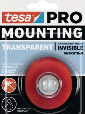 TESA Montageband Mounting PRO Transparent 66965 5 m x 19 mm - 66965-00001-00 Versand Am Gleichen Tag