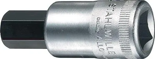 Must-Have Stahlwille Steckschlüsseleinsatz 54 1/2″ Innen-6-kant Schlüsselweite 4 mm - 3050004