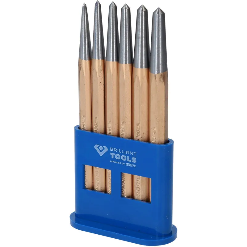 Neue Ware BRILLIANT TOOLS Körner-Satz 6tlg. - BT085080