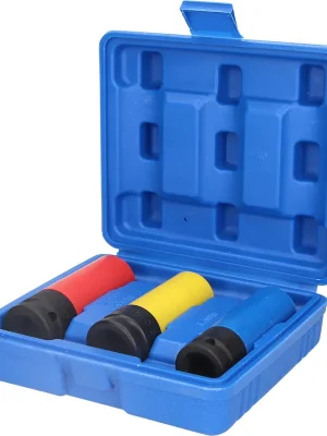 BRILLIANT TOOLS 1/2" Alu-Felgen-Kraft-Stecknuss-Satz 17 / 19 / 21 mm 3tlg. - BT691005 Bestpreis