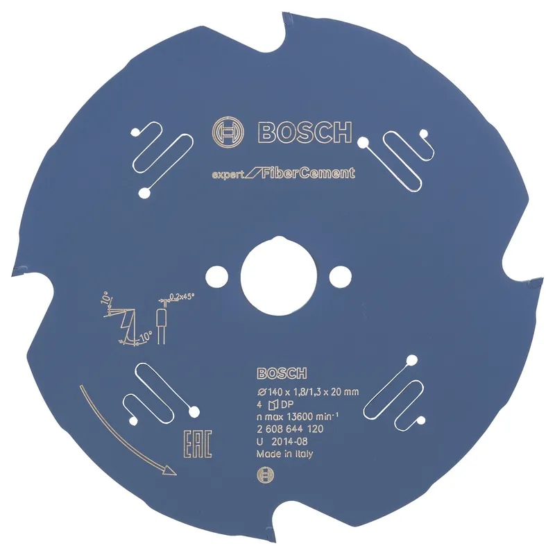 Sonderangebot Bosch Kreissägeblatt Expert for Fibre Cement für Handkreissägen 140 x 20 x 1,8 mm 4 - 2608644120