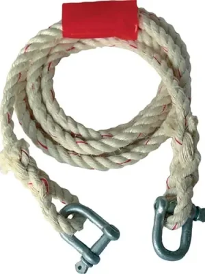 Wochenendangebot Auto-Abschleppseil 2500kg Sisal Schäkel/Schäkel L.400cm D.16mm - 10283
