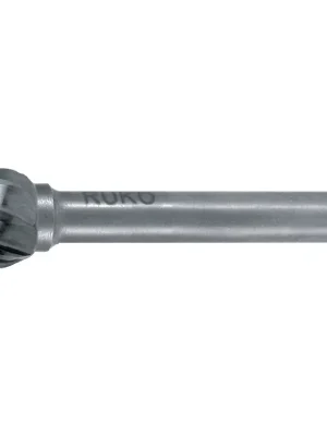 Geprüft RUKO Hartmetall-Frässtift KUD Ø 6 mm Kopflänge 5 mm Schaft-Ø 6 mm Verzahnung Alu - 116041A