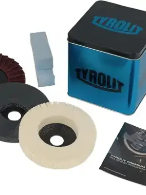 TYROLIT Polierprogrammset PREMIUM 5tlg. Ø 125 mm für Winkelschleifer - 52433 Neue Kollektion
