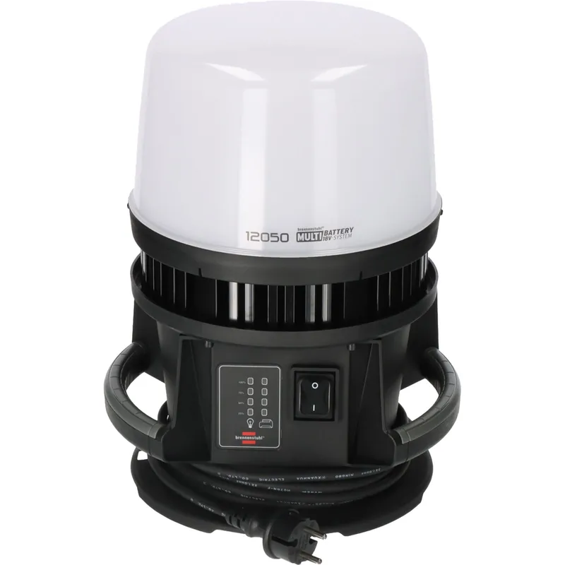 Brennenstuhl Multi Battery LED 360° Hybrid Baustrahler 12.050 MH 12.000 lm IP54 - 1173700003 Nur Für Kurze Zeit
