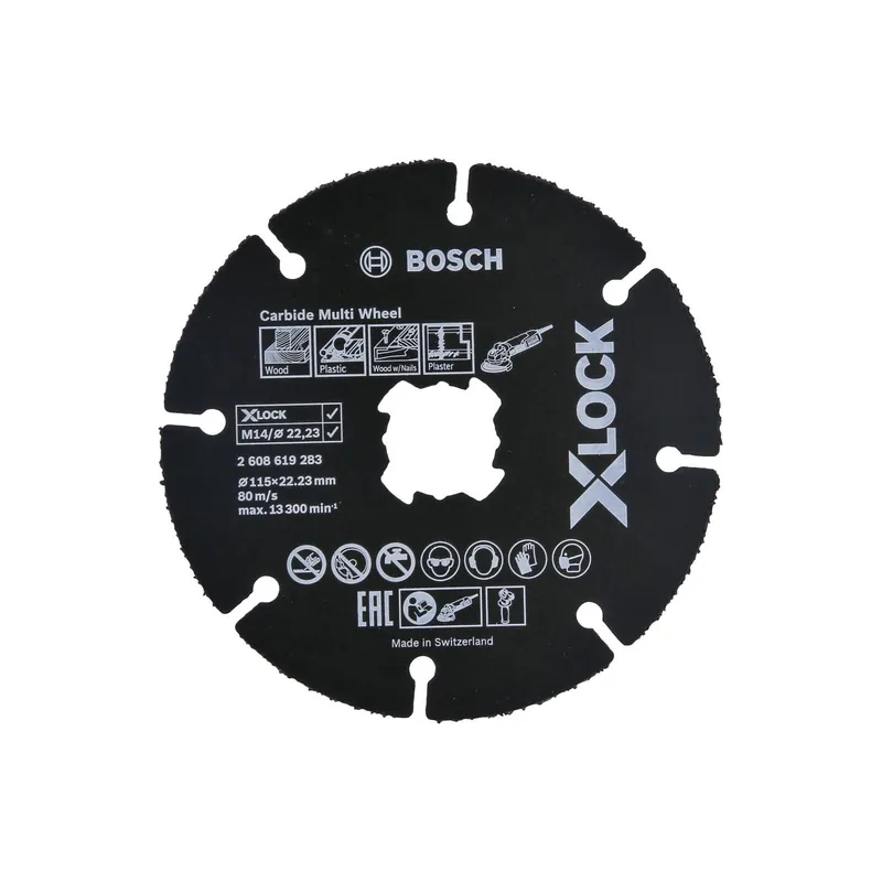 Bosch 1x X-LOCK Carbide Multi Wheel Ø 115 mm - 2608619283 Kostenfreie Lieferung