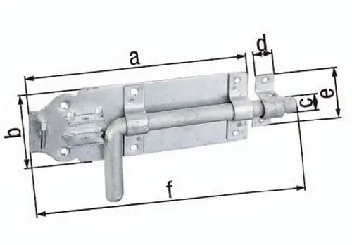 Nur Heute GAH Alberts Bolzenr. L.160mm B.70mm STA TZN Ausschub 49mm - 124359