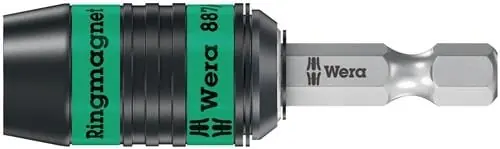 Billig Wera Bithalter 887/4 RR Rapidaptor 1/4″ F 6,3 1/4″ C 6,3 + E 6,3 Schnellwechselfutter Länge 57 mm - 5052490001