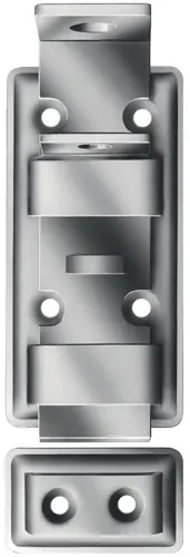 Preiswert VORMANN Sicherheitsriegel L.48mm B.120mm STA blau verz - 000100120Z