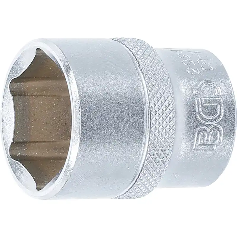 BGS Steckschlüssel-Einsatz Sechskant Antrieb Innenvierkant 12,5 mm (1/2") SW 24 mm - 2924 Aktuell