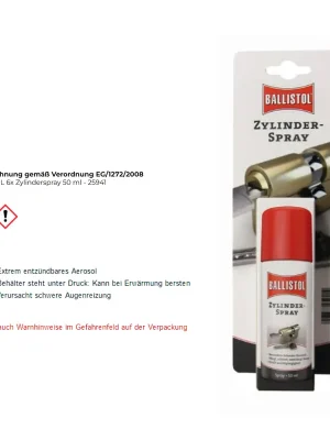 BALLISTOL Zylinderspray 50 ml Spraydose - 25941 Bestpreis