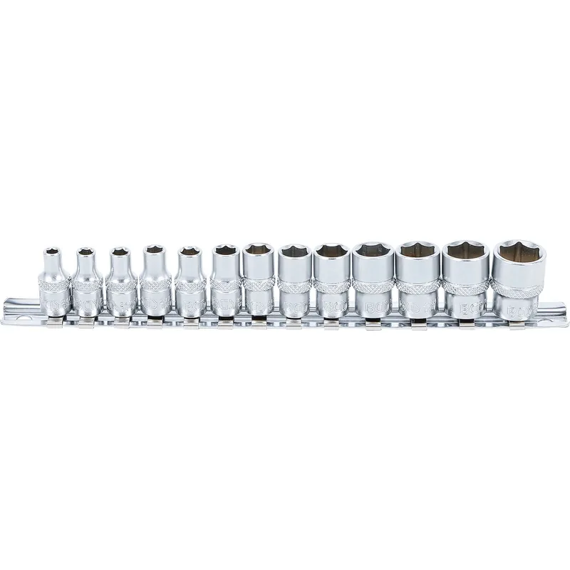 Aktuell BGS Steckschlüssel-Einsatz-Satz Sechskant Antrieb Innenvierkant 6,3 mm (1/4") SW 4 - 14 mm 13tlg. - 9102