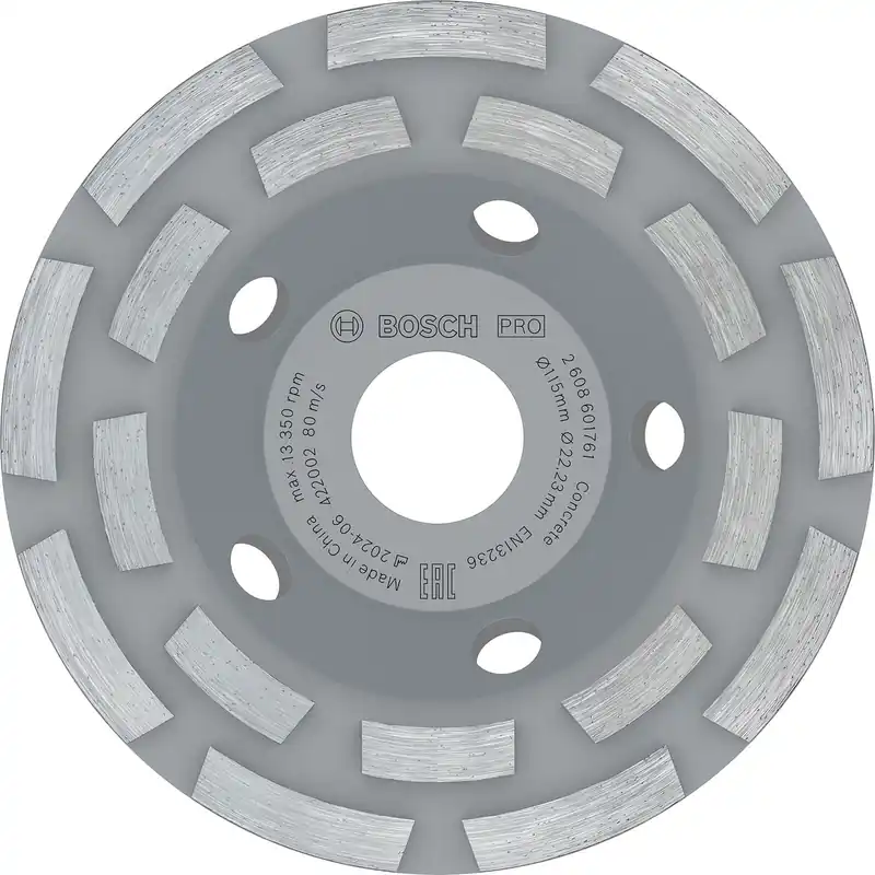 Knallerangebot Bosch PRO Concrete Schleifkopf 50 x 115 mm 22,23 mm - 2608601761
