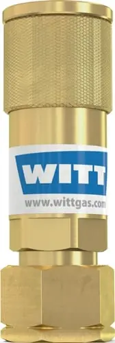 Bestpreis WITT Schlauchkupplung SK 100-3 Brenngas G 3/8Zoll LH MG Körper - 150015
