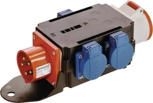 as Schwabe CEE-Adapter MIXO BRIGACH 1xCEE-Stecker 400V, 16 A, 5-polig - 60520 Echt
