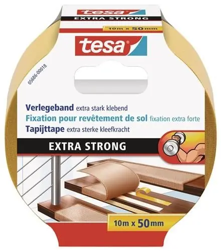 Tesa Verlegeband 5686 Länge 10 m Breite 50 mm - 05686-00018-11 Zertifiziert