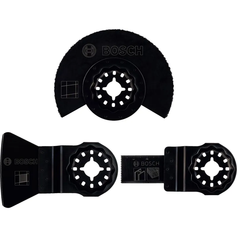 Bosch Starlock Starter-Set Fliesen 3tlg. für Multifunktionsgeräte - 2607017324 Zertifiziert