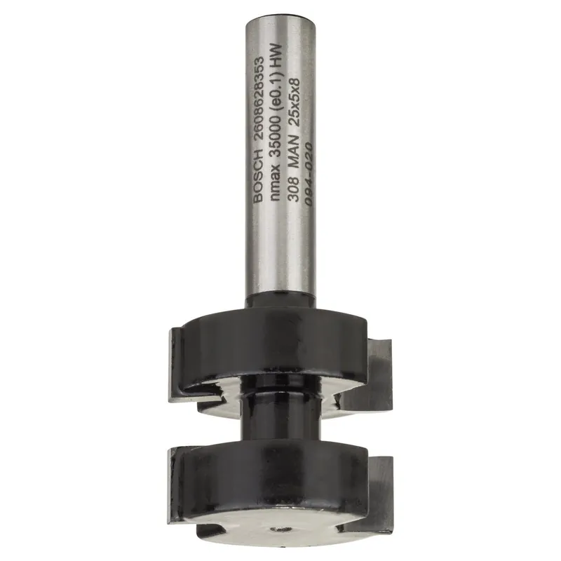 Direktkauf Bosch Federfräser, 8 mm, D1 25 mm, L 5 mm, G 58 mm - 2608628353