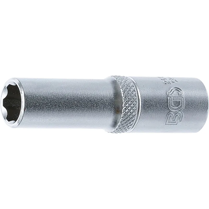 Highlight BGS Steckschlüssel-Einsatz Super Lock tief Antrieb Innenvierkant 10 mm (3/8") SW 10 mm - 2600