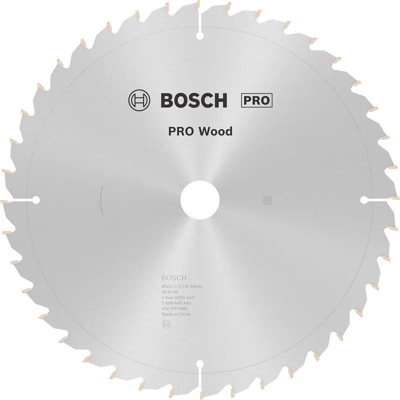 Bosch PRO Wood Kreissägeblatt 305 x 2,5 x 30 mm - 2608640440 Neue Ware