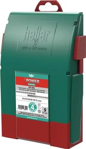 Neue Ware heller Hammerbohrersatz 4Power 7tlg. SDS-plus - 29199