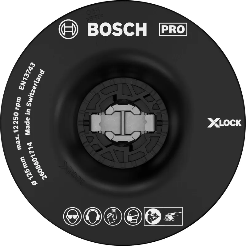 Bosch PRO Backing Pad X-Lock weich 125 mm weich - 2608601714 Sichere Zahlung