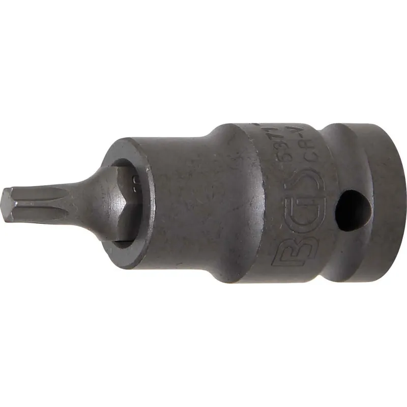 Echt BGS Kraft-Bit-Einsatz Antrieb Innenvierkant 12,5 mm (1/2") T-Profil (für Torx) T30 - 5371