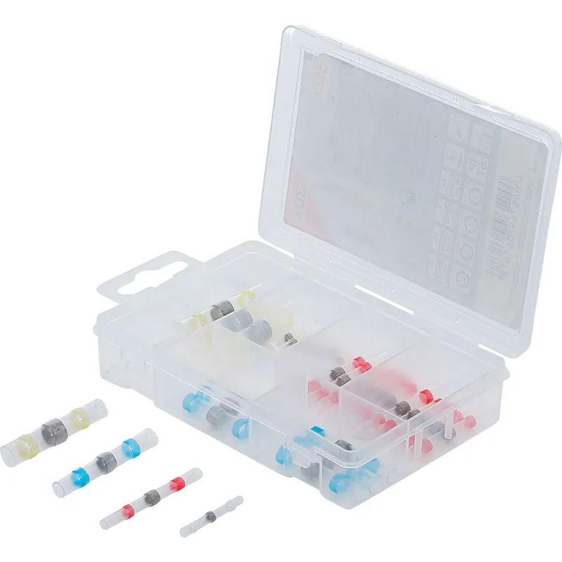BGS Lötverbinder-Sortiment mit Schrumpfschlauch 30tlg. - 85222 Top-Seller