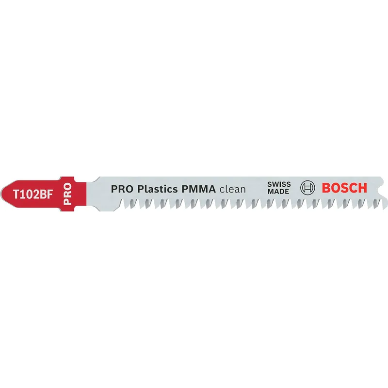 Bosch PRO Plastics PMMA clean T102BF Stichsägeblatt 92 mm 2-tlg. - 2608655102 Aktuell