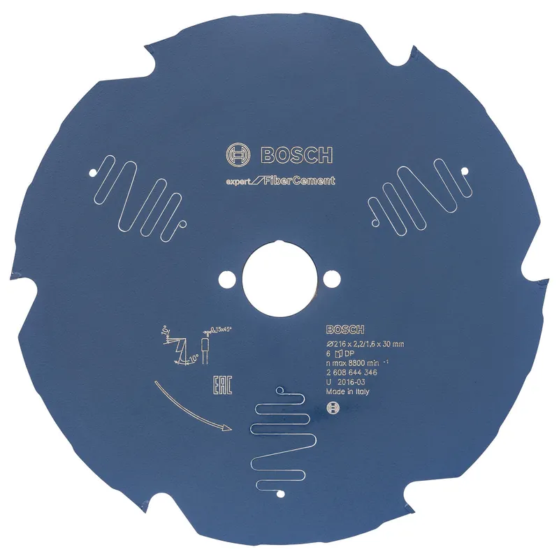 Bosch Kreissägeblatt Expert for Fibre Cement für Kapp- und Gehrungssägen 216 x 30 x 2,2 mm 6 - 2608644346 Saisonangebot
