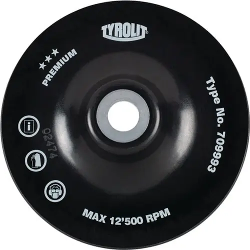 Mega-Angebot TYROLIT Stützteller Fiberscheiben PAD UNI Ø125 mm M14 hart - 709993