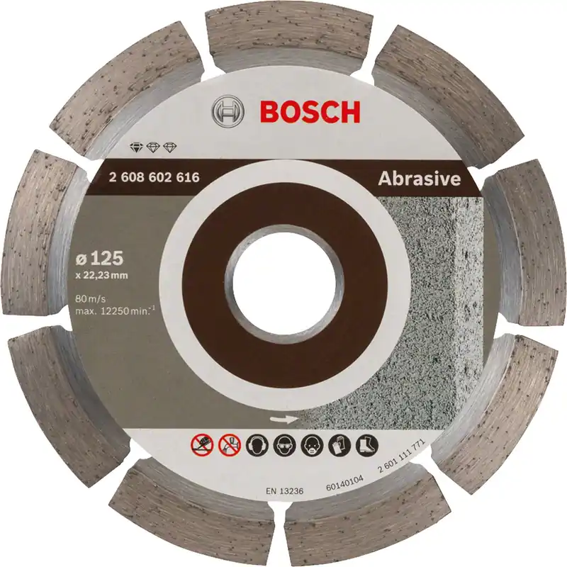 Top-Preis Bosch Diamanttrennscheibe Standard for Abrasive 125x22,23x1,6x10 mm 2608602616