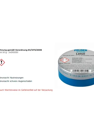 FHB Lötfett zum Weichlöten 50 g - 243100351 Letzte Chance