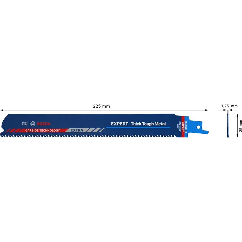 Nur Für Kurze Zeit Bosch Expert Thick Tough Metal S 1155 CHC Säbelsägeblatt - 2608900368