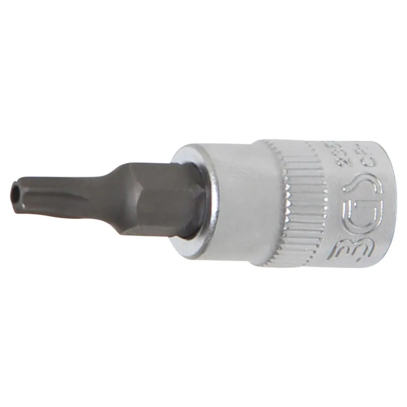 Zertifiziert BGS Bit Einsatz 6,3 (1/4) T-Profil mit Bohrung T20 - 2359