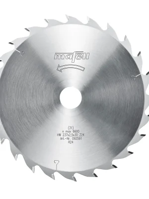 Garantierte Lieferung mafell Sägeblatt-HM 237 x 1,8/2,5 x 30 mm, Z 24, WZ, für Längs- und Querschnitte - 92591