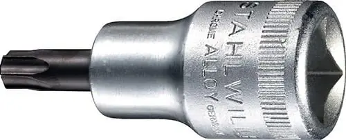 Sofort Bestellen Steckschlüsseleinsatz 1/2 Zoll TORX® T45 L.120mm STAHLWILLE