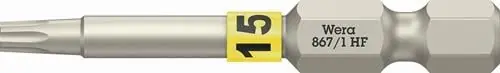 Bit 867 TORX® HF 1/4 Zoll TX 15 L.50mm m.Farbleitsystem WERA Sonderangebot