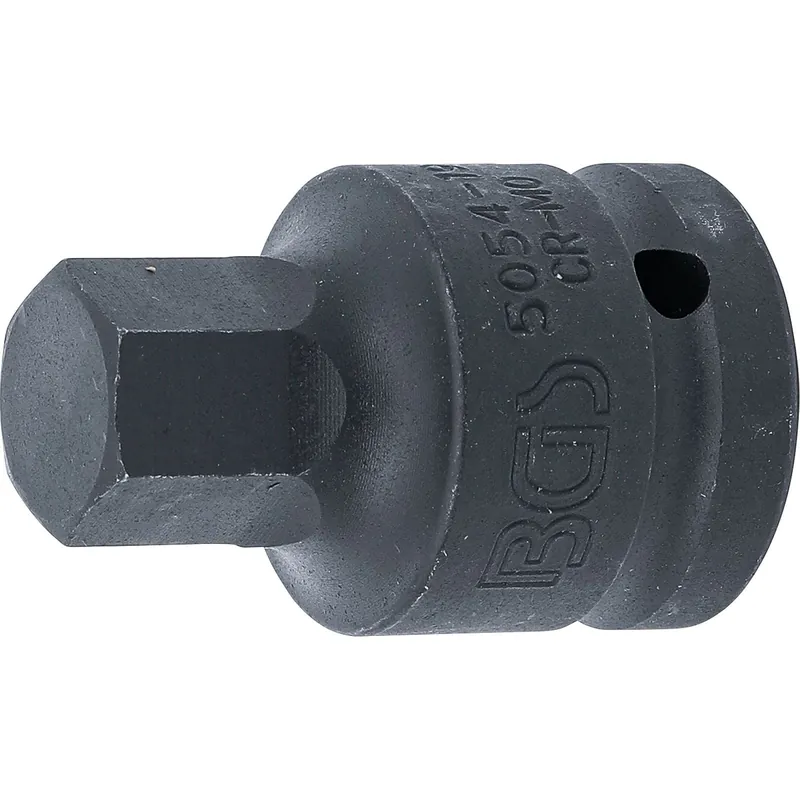 BGS Kraft-Bit-Einsatz Antrieb Innenvierkant 20 mm (3/4") Innensechskant 19 mm - 5054-19 Direktkauf