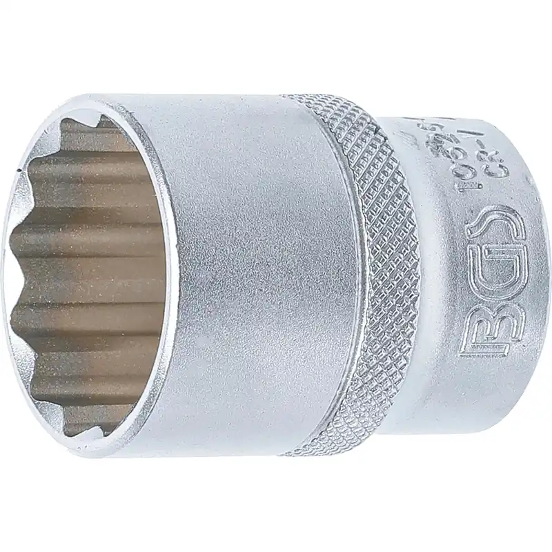 Versand Am Gleichen Tag BGS Steckschlüssel-Einsatz Zwölfkant Antrieb Innenvierkant 12,5 mm (1/2") SW 26 mm - 10626