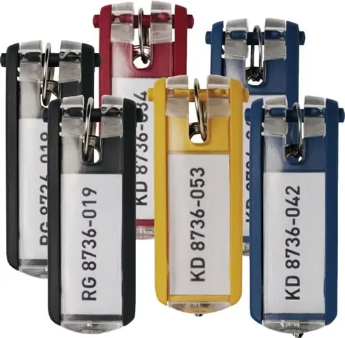 DURABLE Schlüsselanhänger Key Clip farbig sortiert Ku. - 1957-00 Meistverkauft