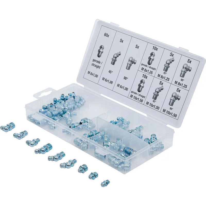 Sonderangebot BGS Schmiernippel-Sortiment 110tlg. - 8065